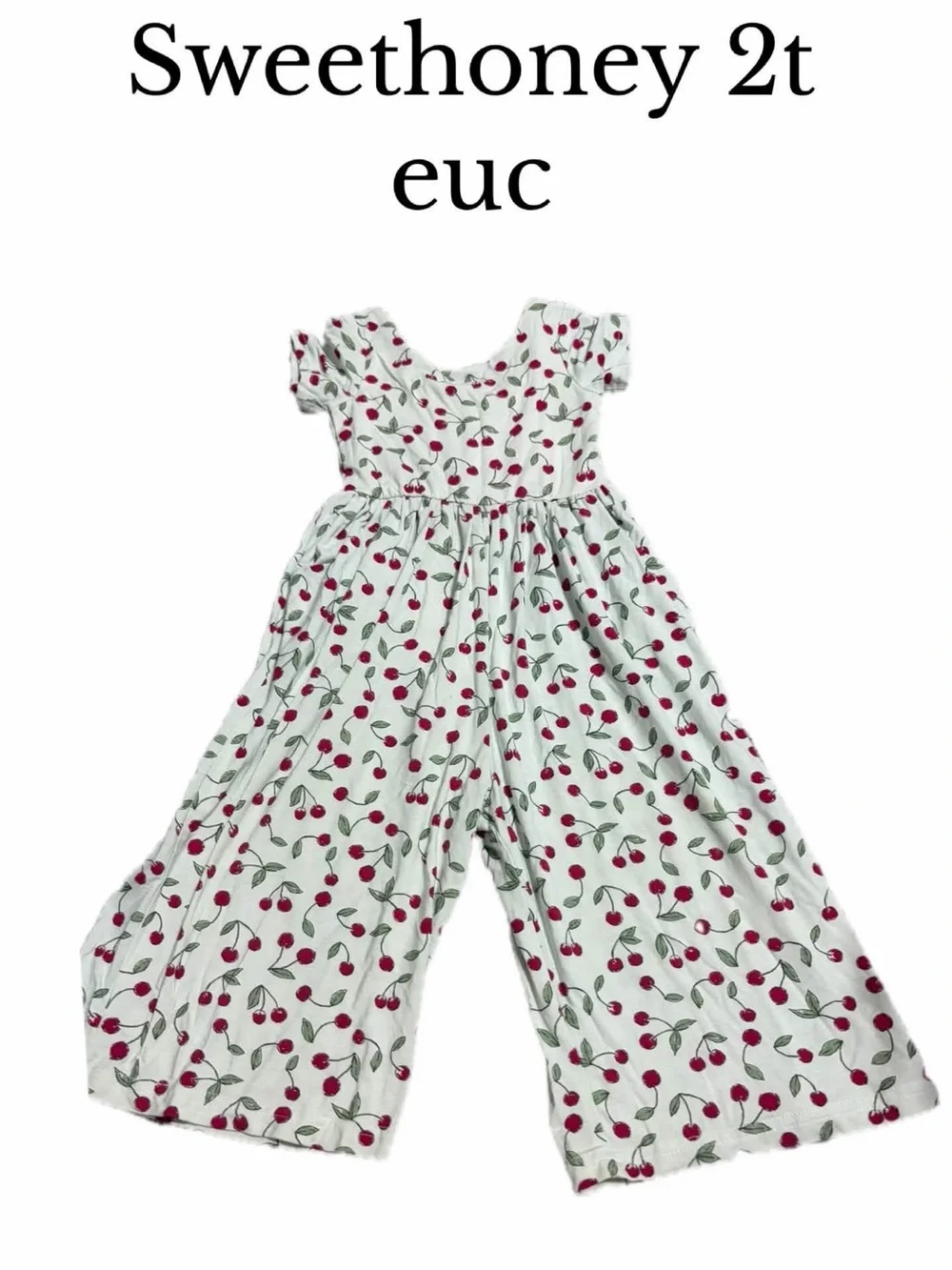 Sweet honey 2t cherry romper sweethoney